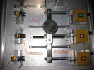 Linearer Schalter-und Drehschalter-Prüfvorrichtungs-Stecker-Sockel-Prüfvorrichtung, Edelstahl-Blindflansch